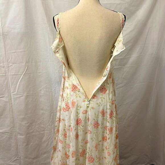 Vintage Gunne Sax Rose bush lace up dress size 5 - Picture 5 of 16